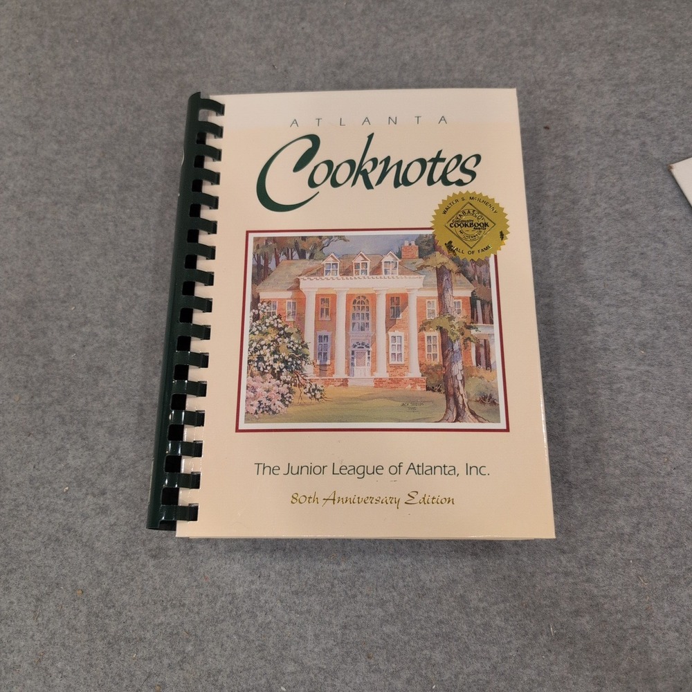 Atlanta Cooknotes Junior League of Atlanta 80th Anniversary Edition Cookbook